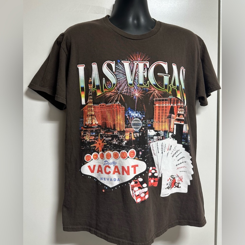 Pretty Vacant Vegas Brown Vintage T- Shirt